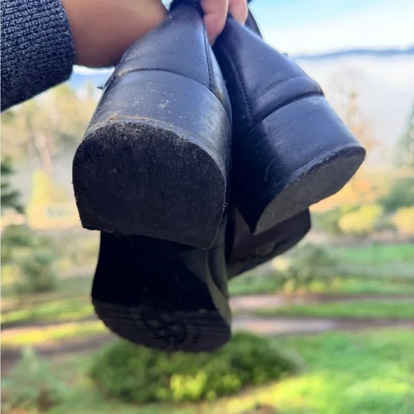 Sezane Dana Ankle Boots Smooth Black - Size 8 - Picture 5 of 5